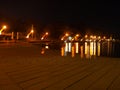 Croatia beach in night