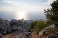 Croatia - Biokovo Nature Park and Adriatic sea at sunset, Sveti Jure Royalty Free Stock Photo