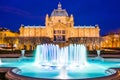 Croatia, city of Zagreb, art pavilion Royalty Free Stock Photo