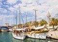 Croatia, cruise ships moored at Trogir quayside Royalty Free Stock Photo