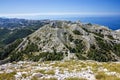 Croatia, Dalmatia, Biokovo mountains sea panoramic landscape Royalty Free Stock Photo