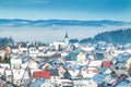 Croatia, Gorsko kotar, town of Delnice in winter Royalty Free Stock Photo