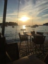 Sunset Rovinj Royalty Free Stock Photo