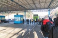 CROATIA - JANUARY 08, 2020: Croatia Slovenia Border and Customs Check for Passangers