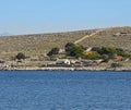 Croatia, Kornati archipelago, small seasonal houses