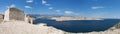 Croatia, Pag island, PaÃÂ¡ki Most, PaÃÂ¡ki bridge, bridge, watchtower, old, ruins, sunny, Island of Pag, Europe, cliff