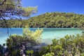 Croatia: Paradise in Mljet island Royalty Free Stock Photo