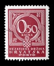 Croatia on postage stamps