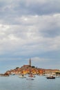 Croatia, Rovinj. View of the old city. Seascape