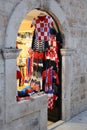 Croatia souvenir shop in Dubrovnik