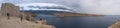 Croatia, Pag island, PaÃÂ¡ki Most, PaÃÂ¡ki bridge, bridge, watchtower, old, ruins, stormy weather, Island of Pag, Europe, cliff