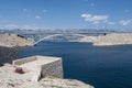 Croatia, Pag island, PaÃÂ¡ki Most, PaÃÂ¡ki bridge, bridge, watchtower, old, ruins, sunny, Island of Pag, Europe, cliff