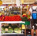 Croatia, Trogir, colorful open air market Royalty Free Stock Photo