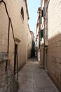 Croatia - Trogir in Dalmatia. Old town detail.