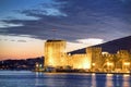 Croatia, Trogir by night Royalty Free Stock Photo