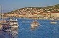 Croatia, view of Ciovo island fron Trogir waterfront