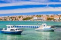 Croatia, waterfront view of the town of Novalja on the island of Pag