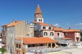 Croatia, Zadar, Bell tower of the church of St. Simeon, Zadar Royalty Free Stock Photo