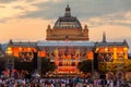 Croatia, Zagreb, June 21, Public open-door concert In front of Art pavilion in Zagreb capital of Croatia