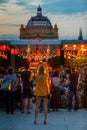 Croatia, Zagreb, June 21, Public open-door concert In front of Art pavilion in Zagreb capital of Croatia