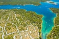 Croatian Adriatic Coast, Beautiful Landscape In Sibenik Channel