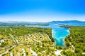 Croatian Adriatic Coast, Beautiful Landscape In Sibenik Channel
