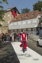 Croatian artist Aleksandar Batista Ilic art performance