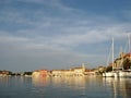 Croatian city Stari Grad in the Mediterranean Royalty Free Stock Photo