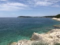 Croatian coast around Zlatne Stijene