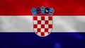 Croatian dense flag fabric wavers, background loop