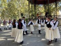 Croatian folk dancers