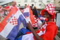 Croatian football fans Final game