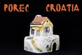 Croatian house, national architecture Royalty Free Stock Photo