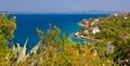 Croatian island Iz panoramic view Royalty Free Stock Photo