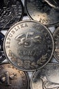 Croatian kuna coins Royalty Free Stock Photo