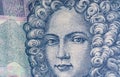 Croatian KUNA or STO KUNA money currency closeup