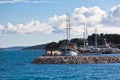 Croatian Marina view Royalty Free Stock Photo