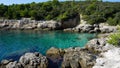 Croatian shore, near Stoja, Istria Royalty Free Stock Photo