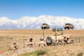 Croatian soldiers preparing for task - tilt shift