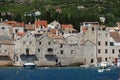 Croatian town Komiza on the island of Vis Royalty Free Stock Photo