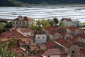 Croatian town of Ston with Salt Production