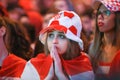 Croatian woman fan