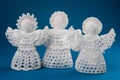 Crochet angels Royalty Free Stock Photo