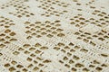 Crochet background. Unusual stylish texture.