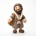 Crochet Doll Of Jesus Carrying A Bag - Noah Bradley Style