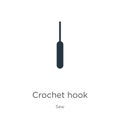 Crochet hook icon vector. Trendy flat crochet hook icon from sew collection isolated on white background. Vector illustration can Royalty Free Stock Photo