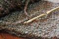 Crochet Hook and Yarn