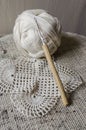 Crochet needle and thread