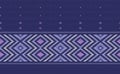 Crochet pattern, Vector cross stitch geometric background, Knitted ethnic abstract Navajo style