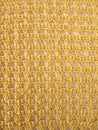 Crochet pattern in yellow Royalty Free Stock Photo